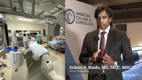 Video interview with Society for Cardiovascular Angiography and Interventions (SCAI) President Srihari S. Naidu, MD, FACC, FAHA, MSCAI, explains the advancements in interventional cardiology the society has championed over the past year. #SCAI