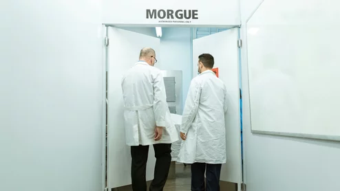 hospital morgue