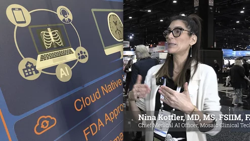 Nina Kottler, MD, MS, FSIIM, FAIM, chief medical AI officer for Mosaic Clinical Technologies, a Radiology Partners company, explains the advantages of cloud-native artificial intelligence. 