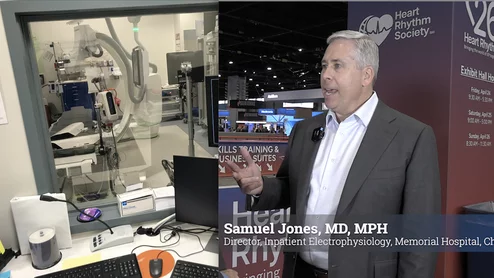 Video: Samuel Jones, MD, MPH, FACC, director of Inpatient Electrophysiology at the Memorial Hospital for Chattanooga Heart Institute, and co-chair of the American College of Cardiology (ACC) and Heart Rhythm Society (HRS) guidance For electrophysiology ablation in ambulatory surgical centers (ASCs), explains the details of this shift in cardiology care delivery.