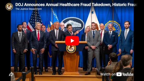 2026 healthcare fraud takedown