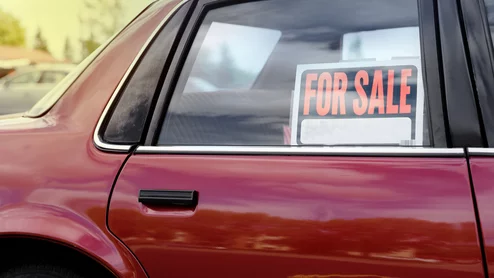 Used Care for Sale Stock Image