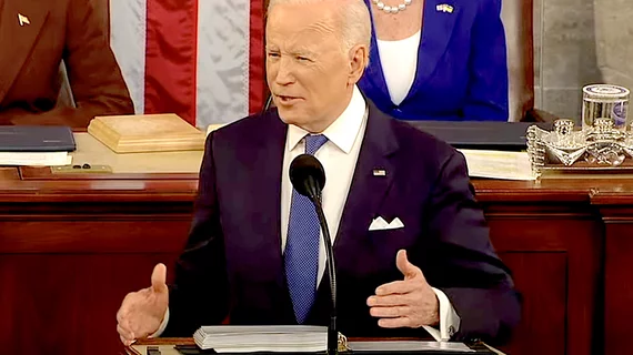 During the 2022 State of the Union address, President Biden outlined a new plan to combat COVID-19 by testing and immediate treatment, plans to reduce drug costs, the need for more mental health coverage, and a call for more cancer research under an NIH program.