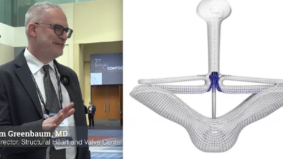 Adam Greenbaum, MD, Emory, explains the CLASP TR trial of the Pascal clip device for transcatheter repair, which was a late-breaking ACC22 study.