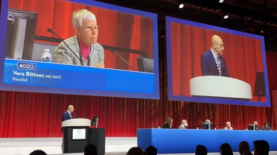 Steven E. Nissen, MD, discusses his late-breaking clinical trial with panelist Vera Bittner, MD. 