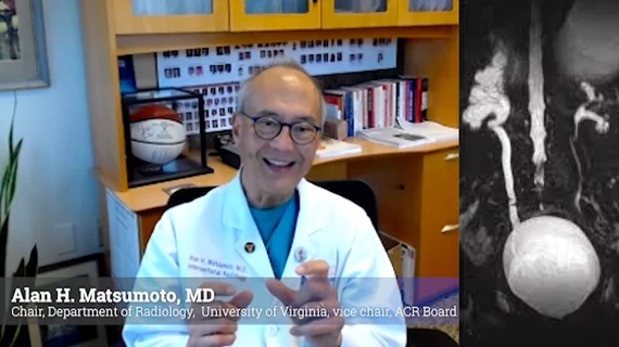Alan Matsumoto explains gadolinium as substitute for iodine contrast during shortage