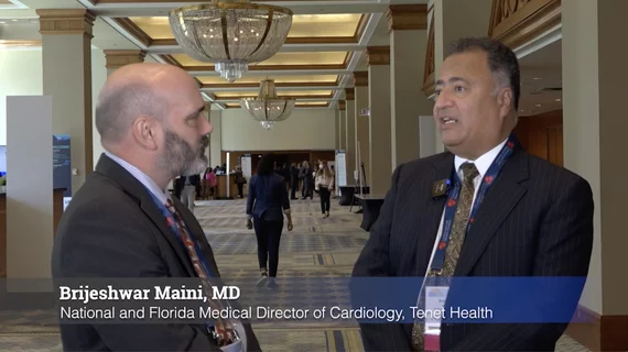 Brijeshwar Maini, MD, FACC, structural heart cardiologist, national and Florida medical director of cardiology, explains his decision to leave clinical practice in the near future to become a full-time cardiac device manufacture business owner. It is a path several prominent cardiologists have made.