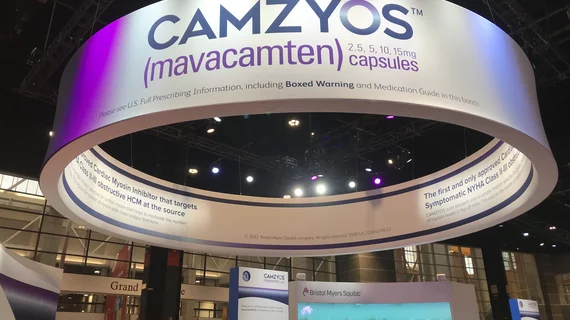 The Camzyos (mavacamten) booth for the treatment of HCM.
