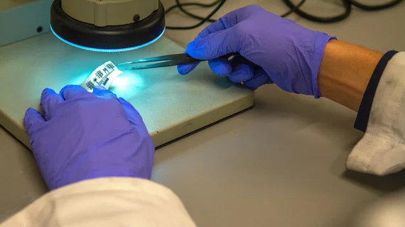 Wearable device heart health ECG SCG ultra soft University of Missouri. Image from Zheng Yan, PhD