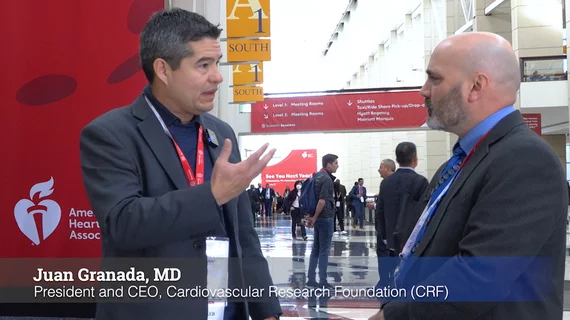 Juan Granada discusses new cardiac technology AHA22.