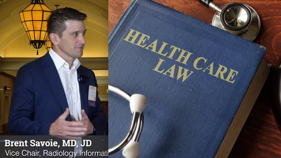 Brent Savoie, MD, JD, vice chair for radiology informatics, section chief of cardiovascular imaging, Vanderbilt University, explains who will get sued when there is a misdiagnosis due to artificial intelligence (AI).