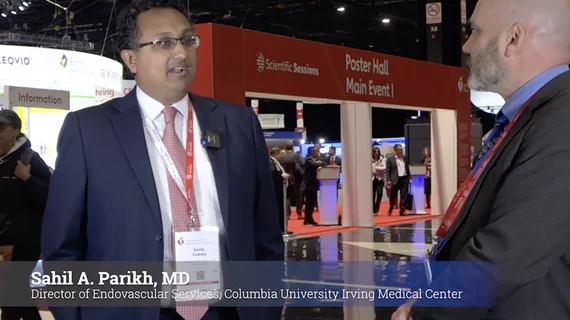 Sahil Parikh explains the tread of cardiology departments treating critical limb ischemia (CLI) at AHA 2022.