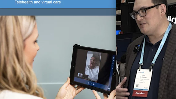 Ben Gonzales explains how telehealth aids the Geisinger behavior health program. #HIMSS #telemedicine #telehealth