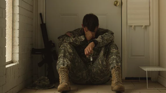 military veteran depression suicide rates AI machine learning