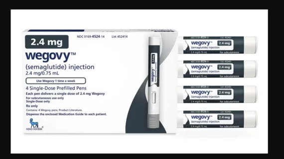 Weekly doses of semaglutide, a GLP-1 receptor originally developed to treat diabetes, could help approximately 93 million U.S. adults lose weight and reduce their risk of adverse cardiovascular events, according to new research published in Cardiovascular Drugs and Therapy. Novo Nordisk sells and markets subcutaneous treatments of semaglutide 2.4 mg under the brand name Wegovy. 