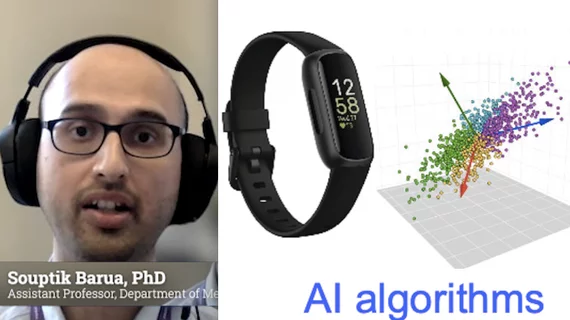 Souptik Barua, PhD, assistant professor, Department of Medicine, Division of Precision Medicine, NYU Grossman School of Medicine, explains how artificial intelligence (AI) and wearable accelerometers can be used in cardiac rehabilitation to phenotype step-count trajectories in older adults.