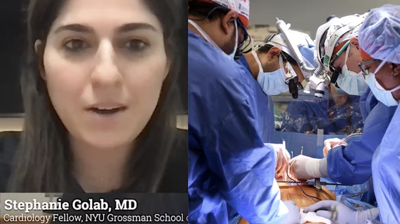 Stephanie Golab, MD, NYU Grossman School of Medicine, explains statistics on heart transplant outcomes in older adults