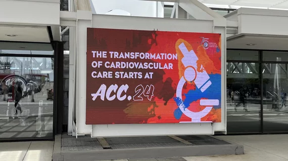 ACC.24 sign American College of Cardiology