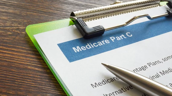 Medicare Advantage Part C clipboard payment