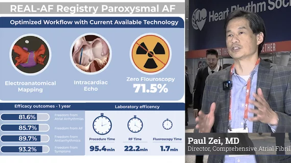 Paul Zei, MD, director of the comprehensive atrial fibrillation program at Brigham and Women’s Hospital, explained key findings from the late-breaking REAL-AF Registry at the Heart Rhythm Society (HRS) 2024 conference. This registry study evaluated the short- and long-term outcomes of radiofrequency ablation (RF) in treating both paroxysmal atrial fibrillation (PAF) and persistent atrial fibrillation (PsAF), revealing significant advancements in procedural techniques and patient safety. #EPeeps #HRS2024