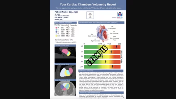 HeartLung Technologies, a Houston-based artificial intelligence (AI) company, has received 510(k) clearance from the U.S. Food and Drug Administration (FDA) for new software that assesses chest CT scans for signs of coronary artery disease (CAD) and other potentially fatal heart conditions. The newly cleared offering, AutoChamber, was designed with opportunistic heart evaluations in mind. 