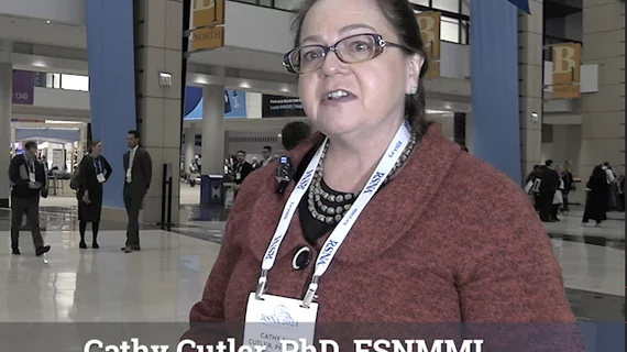 Video of SNMMI President Cathy Cutler explaining advocacy efforts for nuclear imaging. #SNMMI 