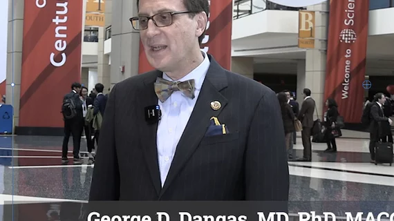 George Dangas, MD, 2023-24 president of SCAI, director of cardiovascular innovation at Mount Sinai Hospital, and director of the TCT meeting, explains key trends he sees in interventional cardiology.