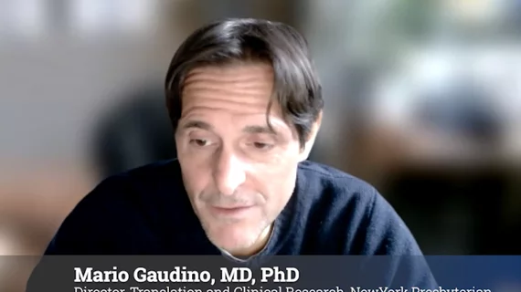 Video interview with Mario Gaudino on trends in cardiac surgery.