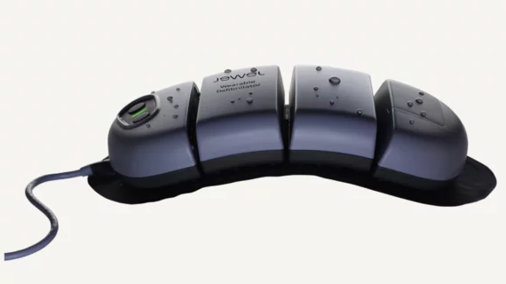 Jewel Patch Wearable Cardioverter Defibrillator from Element Science