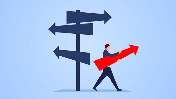 man making a decision