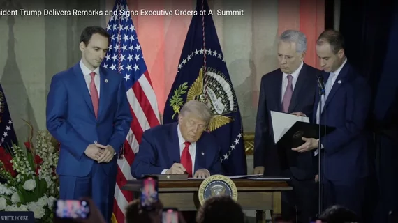 Trump AI action plan event