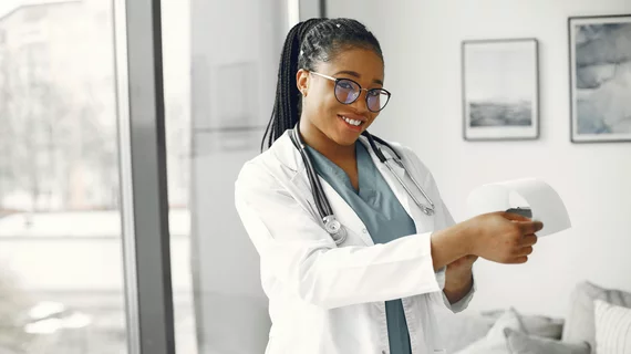 Young doctor artificial intelligence AI 