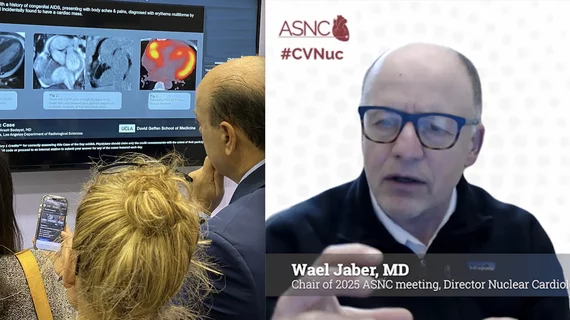 Wael Jaber, MD, chair of the 2025 American Society of Nuclear Cardiology (ASNC) annual meeting, director of nuclear cardiology and a professor of medicine at Cleveland Clinic, spoke at a session on the role of cardiac imagers on the heart team. #ASNC