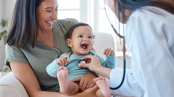 child pediatric physician doctor baby children young