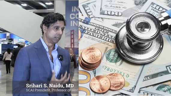  SCAI President Srihari S. Naidu, MD, professor of medicine at New York Medical College, explained some of the key payment issues interventional cardiologists are facing amid declining Medicare reimbursements.