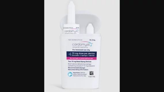 Milestone Pharmaceuticals has received U.S. Food and Drug Administration (FDA) approval for etripamil, a new nasal spray for adult patients with paroxysmal supraventricular tachycardia (PSVT).