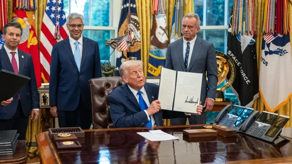 trump and his healthcare leaders 