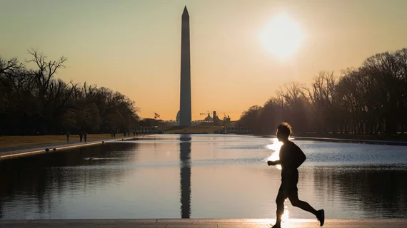 washington dc runner running