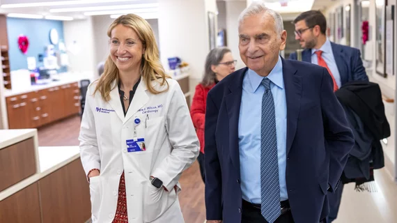 Jane E Wilcox, MD, and Neil G. Bluhm. Image courtesy of Northwestern.