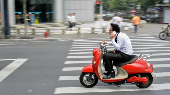 busy scooter guy