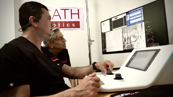 XCath Robotics, a Houston-based medical robotics company, announced the successful completion of the world’s first telerobotic stroke operation of its kind. Neurosurgeon Vitor Mendes Pereira, MD, chair of advanced neurovascular interventions at the University of Toronto, used the XCath Iris Surgical Robotic System to perform the historic procedure. 