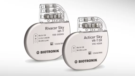  The U.S. Food and Drug Administration (FDA) has granted market clearance for Biotronik's Acticor Sky and Rivacor Sky implantable cardioverter-defibrillator (ICD) and cardiac resynchronization therapy defibrillator (CRT-D) systems. The new technology will be launches at the Heart Rhythm Society (HRS) annual meeting this week. #HRS2026