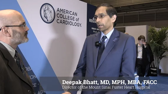 To unpack the large number of lat-breaking trials at the American College of Cardiology 2026 meeting, Cardiovascular Business spoke in the above video interview with Deepak L. Bhatt, MD, MPH, MBA, FACC, FAHA, FESC, MSCAI, director of the Mount Sinai Fuster Heart Hospital, who highlighted several studies he felt had the most scientific impact. This included a mix of drug, device and strategy trials pointing to advances in cardiology. #ACC #ACC26
