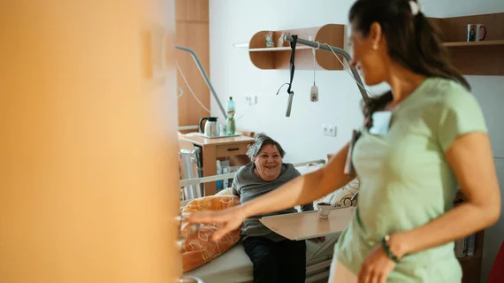 nurse and patient