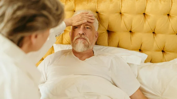 sick in bed