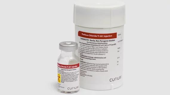 Curium this week announced the immediate reintroduction to the U.S. market of the cardiac nuclear imaging radiotracer thallous chloride TI 201 (thallium-201). The single-photon emission computed tomography (SPECT) tracer ceased production in 2022, but has has been reintroduced due to regular, repeated shortages of the primary SPECT tracer technetium-99m (Tc-99m).