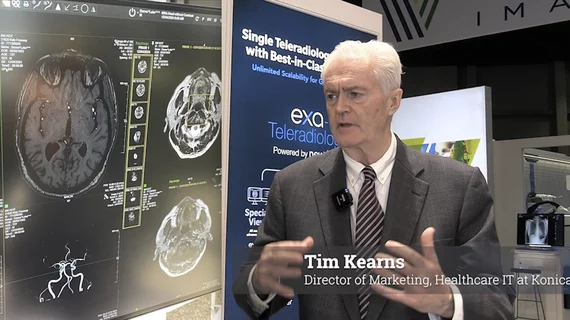 Video: Tim Kerns, director of marketing, Healthcare IT at Konica Minolta Medical Imaging USA, explains advances in the vendor's Exa Enterprise radiology information system (RIS) and picture archiving and communication system (PACS) with cloud-based teleradiology and a partner ecosystem.