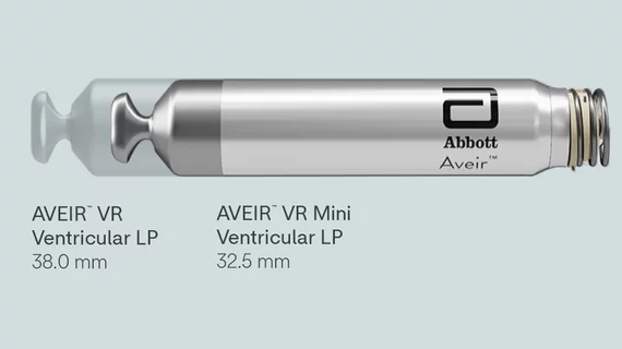 The Abbott Aveir VR Mini ventricular leadless pacemaker is a shorter version that gained FDA clearance in 2026.