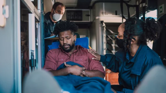 ambulance EMT patient