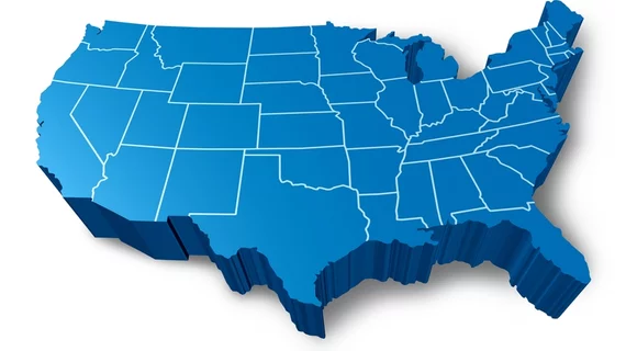 united states map